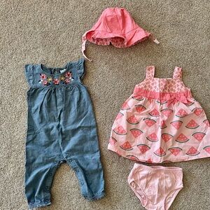 Baby Girl Summer Outfits (6 months)